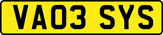 VA03SYS