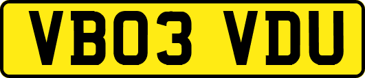 VB03VDU