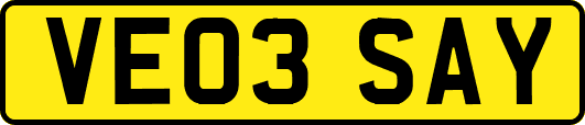VE03SAY