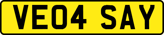 VE04SAY