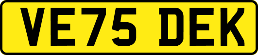 VE75DEK