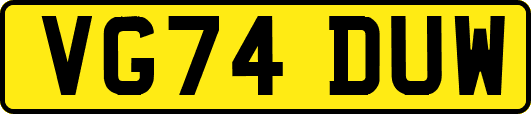 VG74DUW