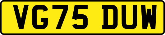VG75DUW