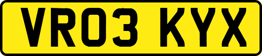 VR03KYX