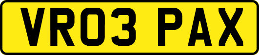 VR03PAX