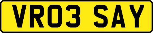VR03SAY