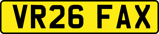 VR26FAX