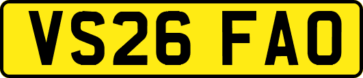 VS26FAO