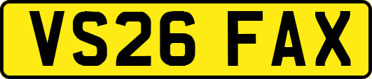 VS26FAX