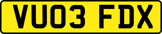 VU03FDX
