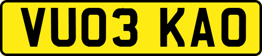 VU03KAO