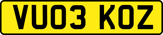 VU03KOZ