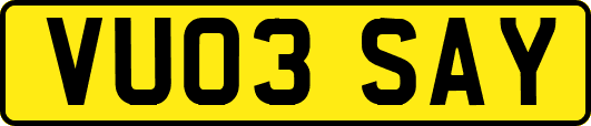VU03SAY