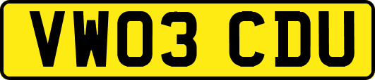 VW03CDU