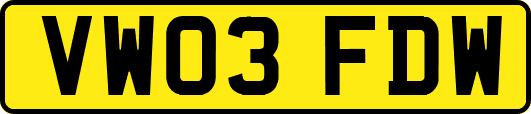 VW03FDW