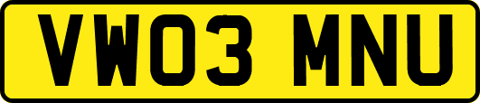 VW03MNU
