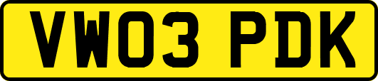 VW03PDK