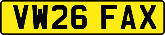 VW26FAX