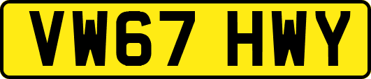 VW67HWY