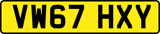 VW67HXY