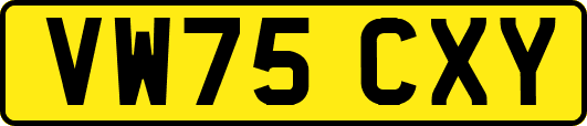 VW75CXY