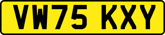 VW75KXY