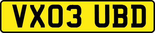 VX03UBD