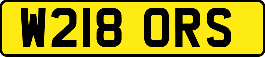 W218ORS