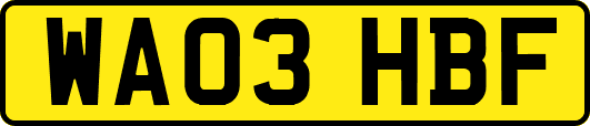 WA03HBF