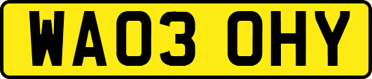 WA03OHY