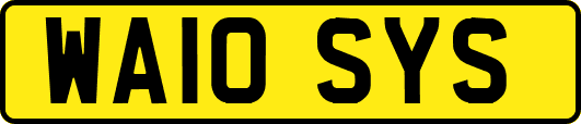 WA10SYS