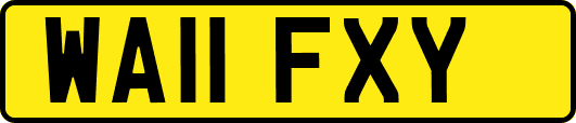 WA11FXY