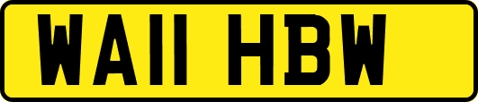 WA11HBW