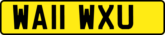 WA11WXU