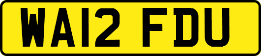 WA12FDU