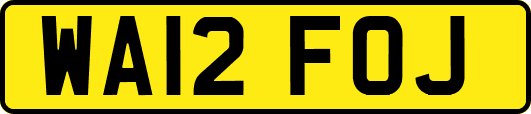 WA12FOJ