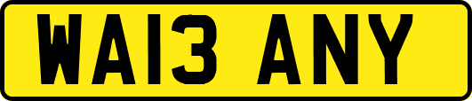 WA13ANY