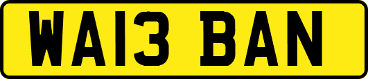 WA13BAN