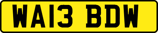 WA13BDW