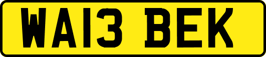 WA13BEK