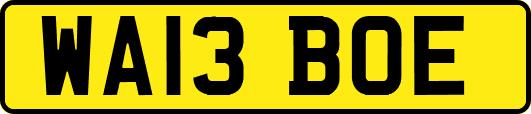 WA13BOE