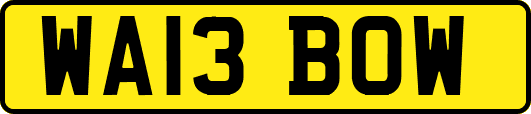 WA13BOW