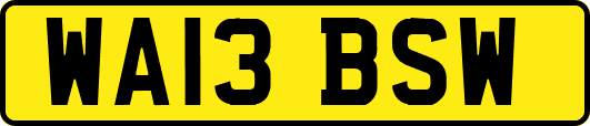 WA13BSW