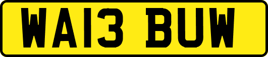 WA13BUW