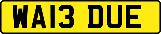 WA13DUE