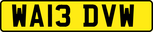 WA13DVW