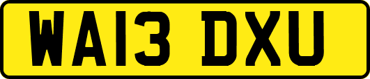 WA13DXU
