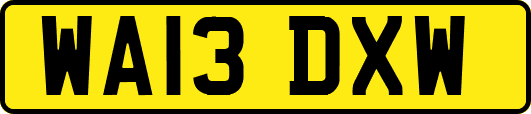 WA13DXW
