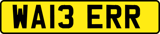 WA13ERR