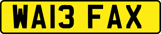 WA13FAX